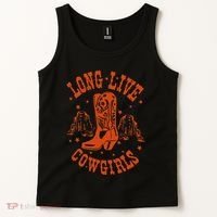 Long Live Howdy Rodeo Western Country Southern Cow Tank Top thumb 2