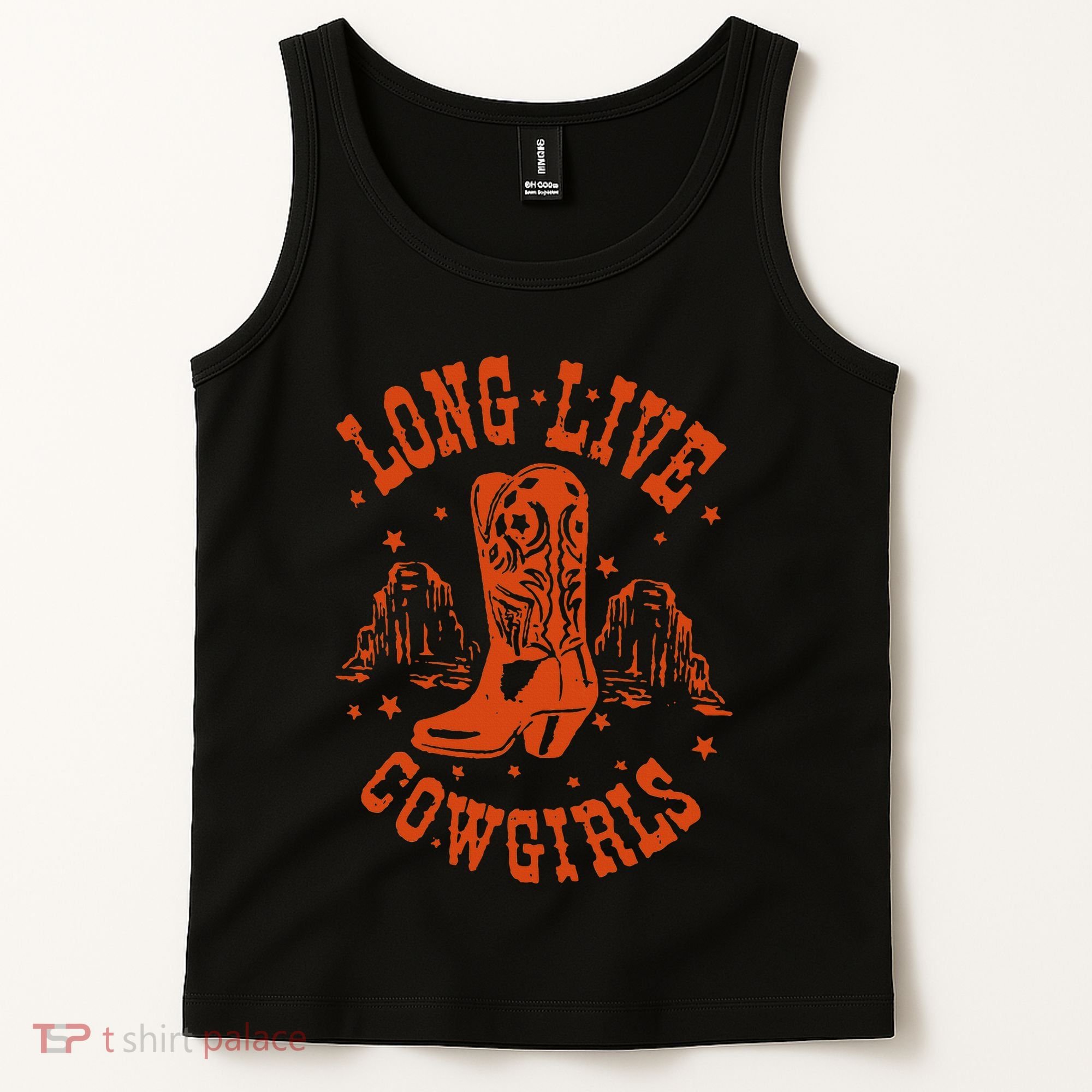 Long Live Howdy Rodeo Western Country Southern Cow Tank Top