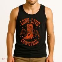 Long Live Howdy Rodeo Western Country Southern Cow Tank Top thumb 3
