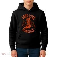 Long Live Howdy Rodeo Western Country Southern Cow Kids Hoodie thumb 4