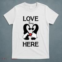 Love Lives Here Happy Valentines Gnome Heart T-Shirt thumb 5