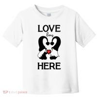 Love Lives Here Happy Valentines Gnome Heart Toddler T-Shirt thumb 0