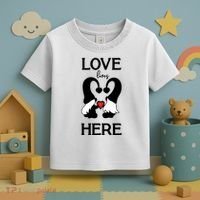 Love Lives Here Happy Valentines Gnome Heart Toddler T-Shirt thumb 3