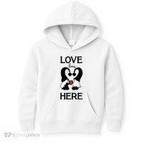 Love Lives Here Happy Valentines Gnome Heart Kids Hoodie thumb 0