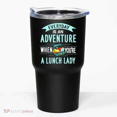Lunch Lady Holiday Gift School Cafeteria Worker Tumbler