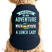 Lunch Lady Holiday Gift School Cafeteria Worker Doggie Tank thumb 0