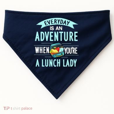 Lunch Lady Holiday Gift School Cafeteria Worker USA-Made Doggie Bandana