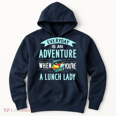 Lunch Lady Holiday Gift School Cafeteria Worker Hoodie