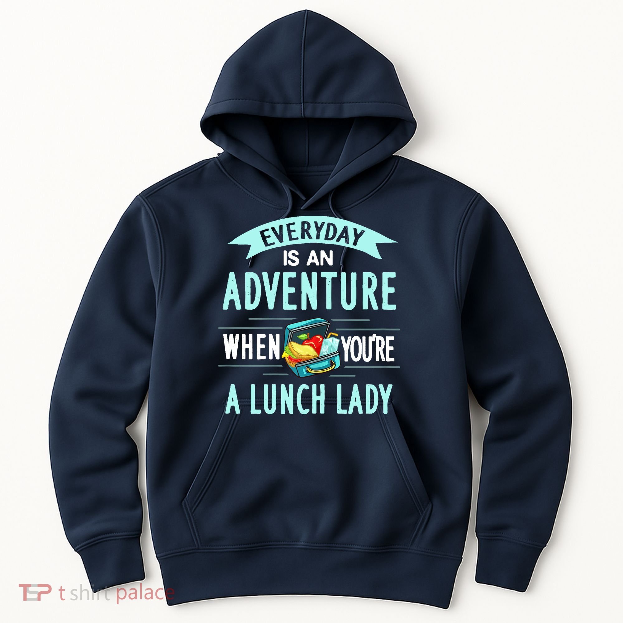 Lunch Lady Holiday Gift School Cafeteria Worker Hoodie