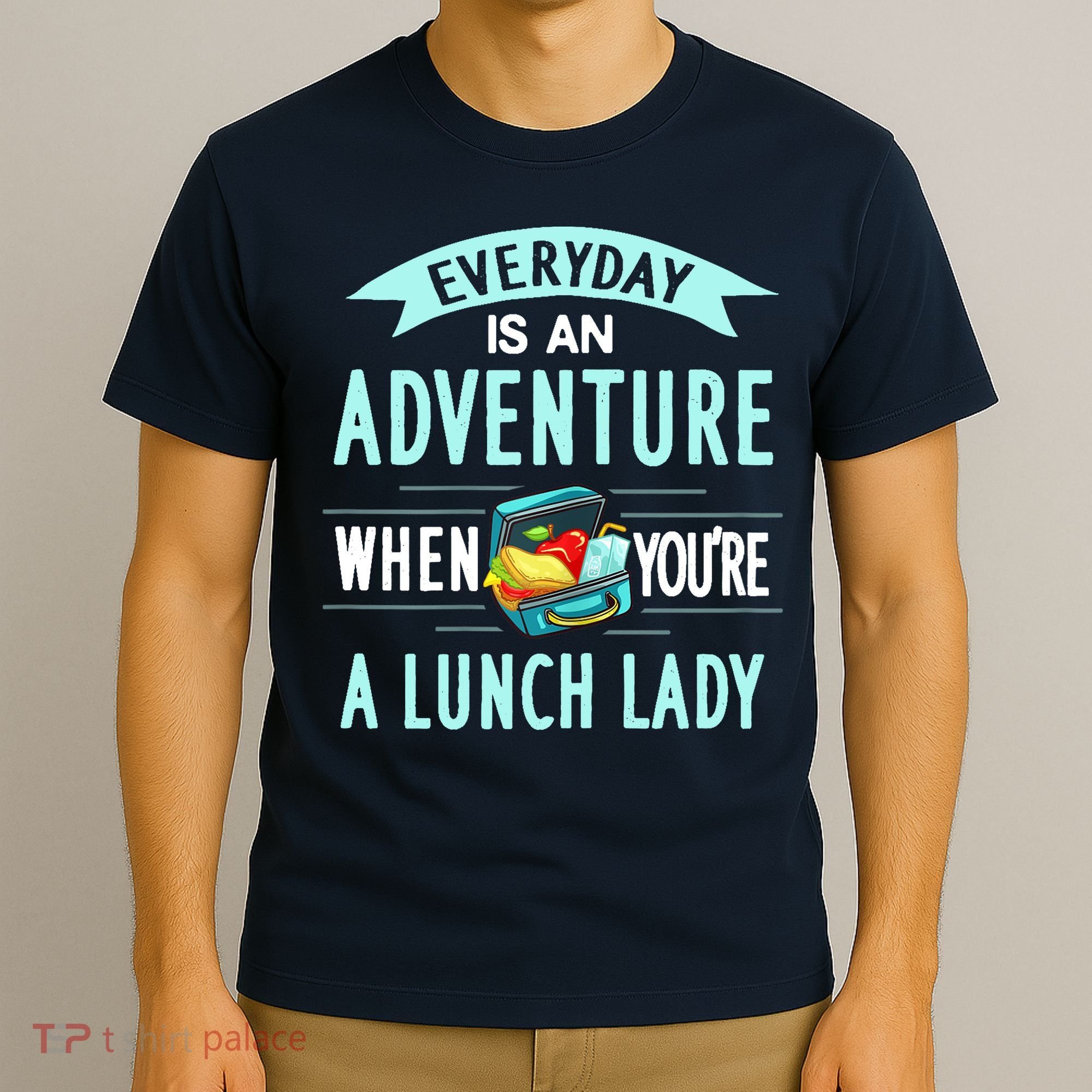 Lunch Lady Holiday Gift School Cafeteria Worker T-Shirt