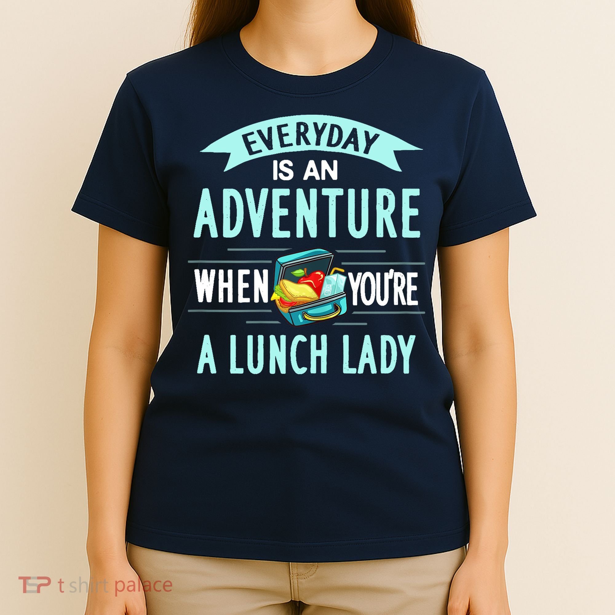 Lunch Lady Holiday Gift School Cafeteria Worker T-Shirt