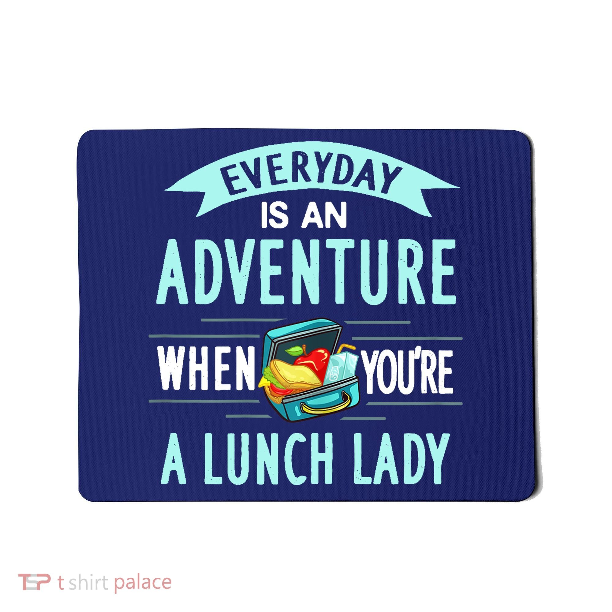 Lunch Lady Holiday Gift School Cafeteria Worker Mousepad