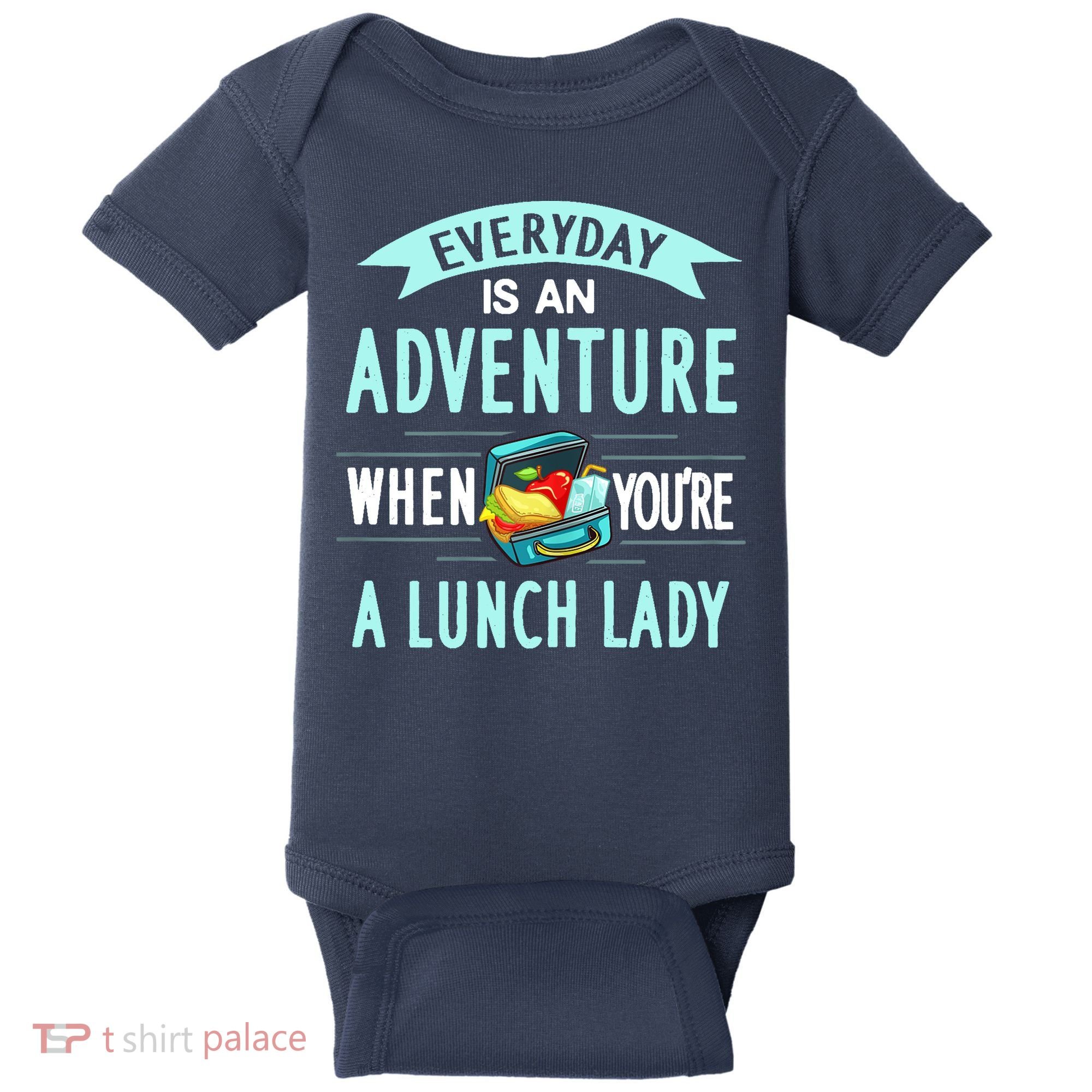 Lunch Lady Holiday Gift School Cafeteria Worker Baby Bodysuit