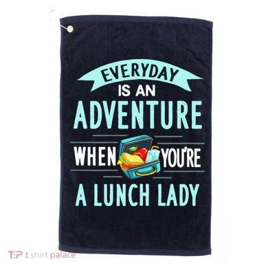 Lunch Lady Holiday Gift School Cafeteria Worker Golf Towel