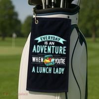 Lunch Lady Holiday Gift School Cafeteria Worker Golf Towel thumb 2