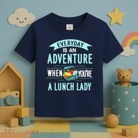 Lunch Lady Holiday Gift School Cafeteria Worker Toddler T-Shirt thumb 3