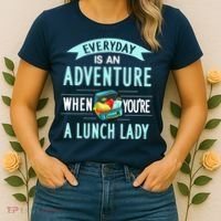 Lunch Lady Holiday Gift School Cafeteria Worker Women's T-Shirt thumb 2