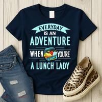 Lunch Lady Holiday Gift School Cafeteria Worker Women's T-Shirt thumb 3