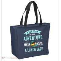Lunch Lady Holiday Gift School Cafeteria Worker Tote Bag thumb 2