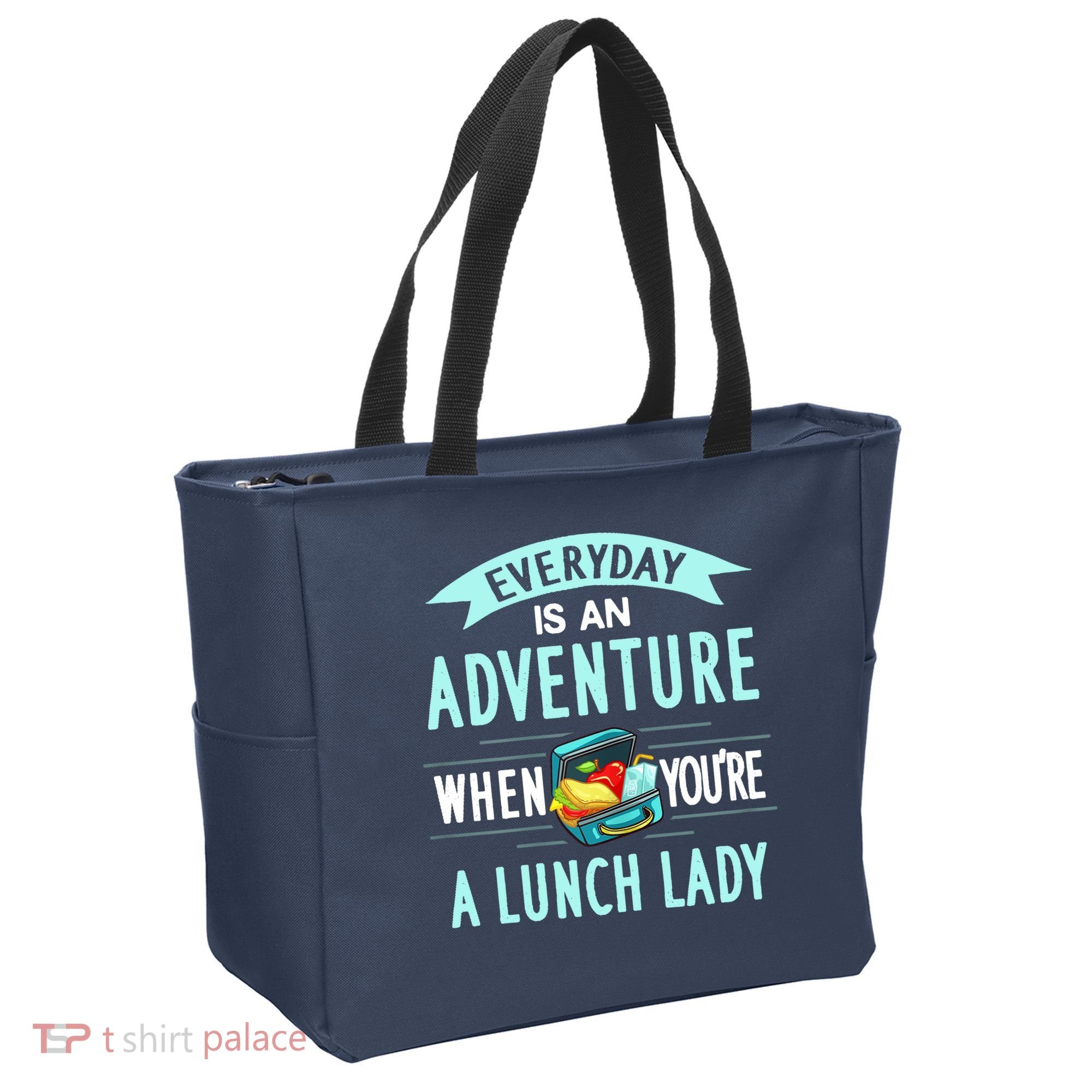 Lunch Lady Holiday Gift School Cafeteria Worker Tote Bag