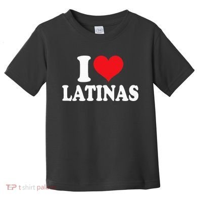 Latinas Love Heart shaped Latin Pride Design Toddler T-Shirt