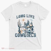 Long Live Howdy Rodeo Western Country Southern Cowgirls T-Shirt thumb 0