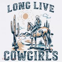Long Live Howdy Rodeo Western Country Southern Cowgirls T-Shirt thumb 7