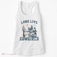 Long Live Howdy Rodeo Western Country Southern Cowgirls Women's Tank Top thumb 0
