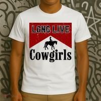 Long Live Howdy Rodeo Western Country Southern Cowgirls T-Shirt thumb 3