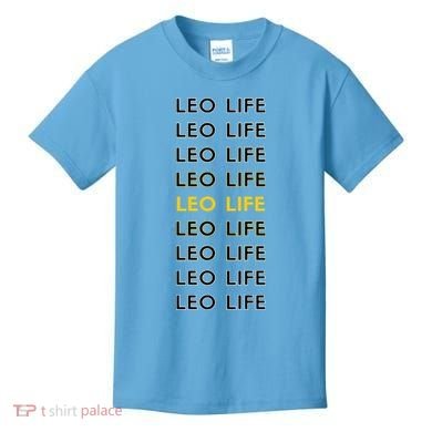 Leo Life Horoscope Sign Gift Kids T-Shirt