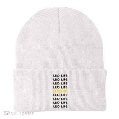 Leo Life Horoscope Sign Gift Beanie