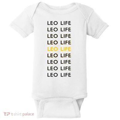 Leo Life Horoscope Sign Gift Baby Bodysuit
