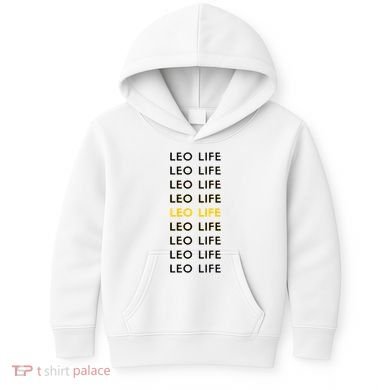 Leo Life Horoscope Sign Gift Kids Hoodie