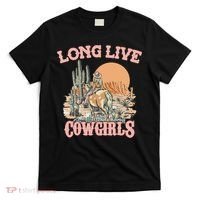 Long Live Howdy Rodeo Western Country Southern Cowgirls T-Shirt thumb 0