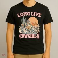 Long Live Howdy Rodeo Western Country Southern Cowgirls T-Shirt thumb 3