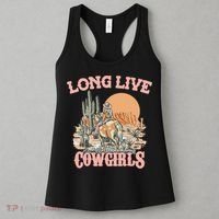 Long Live Howdy Rodeo Western Country Southern Cowgirls Women's Tank Top thumb 3