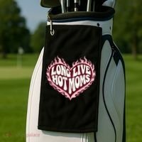 Long Live Hot Moms Golf Towel thumb 2