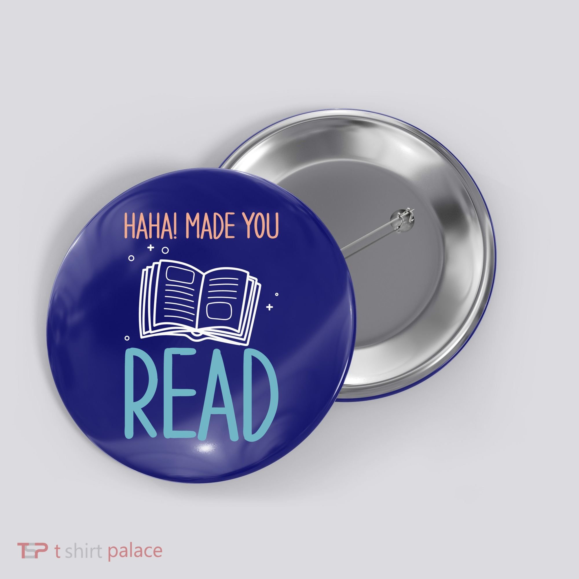 Library Lady Haha Made You Read Librarians School Librarians Meaningful Gift Button
