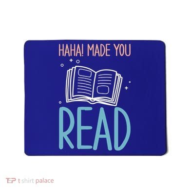 Library Lady Haha Made You Read Librarians School Librarians Meaningful Gift Mousepad