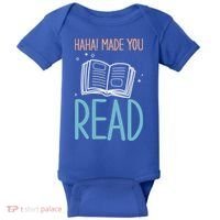 Library Lady Haha Made You Read Librarians School Librarians Meaningful Gift Baby Bodysuit thumb 0