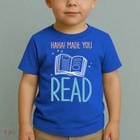 Library Lady Haha Made You Read Librarians School Librarians Meaningful Gift Toddler T-Shirt thumb 2