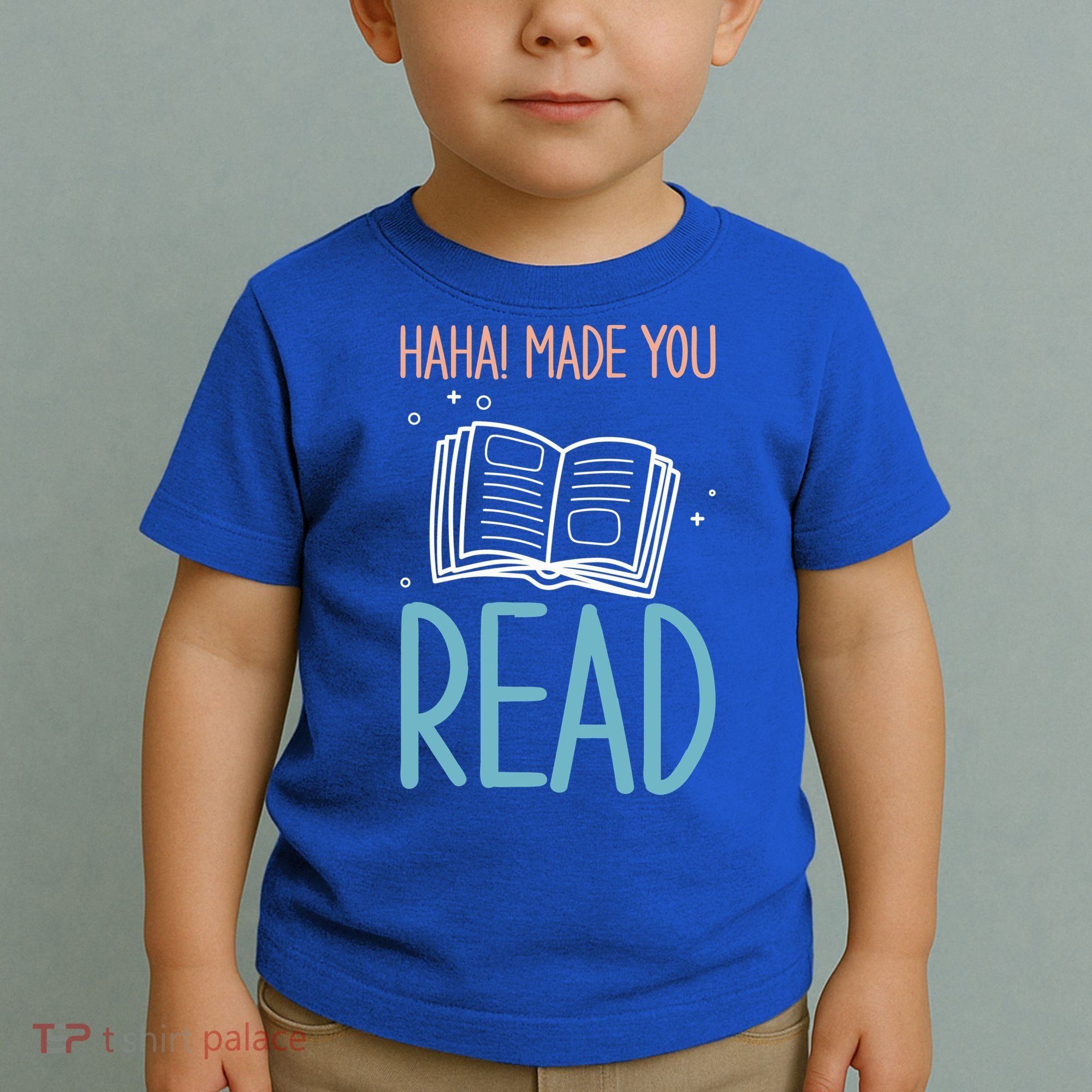 Library Lady Haha Made You Read Librarians School Librarians Meaningful Gift Toddler T-Shirt
