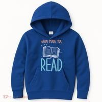 Library Lady Haha Made You Read Librarians School Librarians Meaningful Gift Kids Hoodie thumb 0