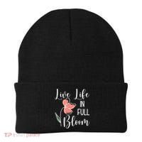 Live Life In Full Bloom Flower Beanie thumb 0