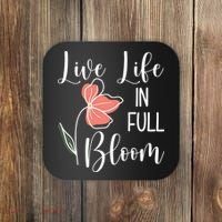 Live Life In Full Bloom Flower Coaster thumb 0