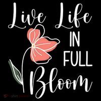 Live Life In Full Bloom Flower Ornament thumb 1