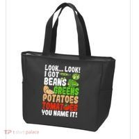 Look Look I Got Beans Greens Potatoes Tomatoes You Name It Tote Bag thumb 3