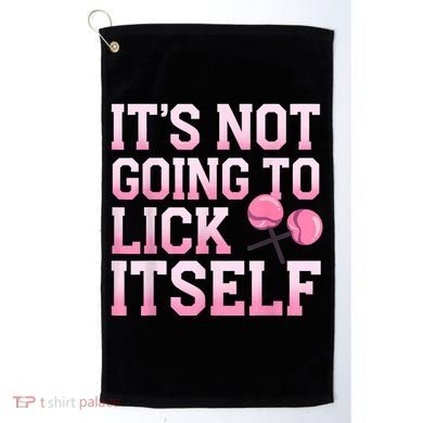 Lollipop Lick It Not Going To Lick Itself Candy Sweet Golf Towel