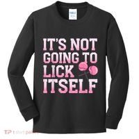 Lollipop Lick It Not Going To Lick Itself Candy Sweet Kids Long Sleeve Shirt thumb 0