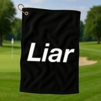 Liar Golf Towel thumb 1
